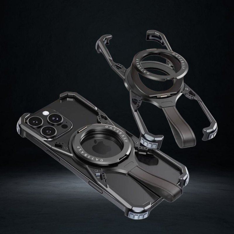 360° Rotating Magnetic Aluminum Alloy Phone Stand Case