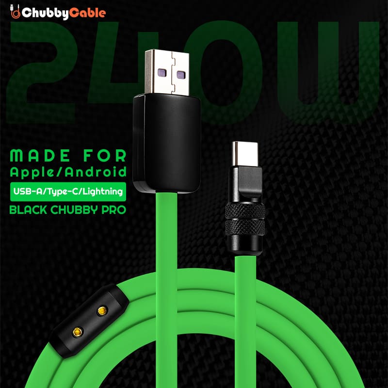 "Black Chubby Pro" 13-Color Upgraded Samurai Cable