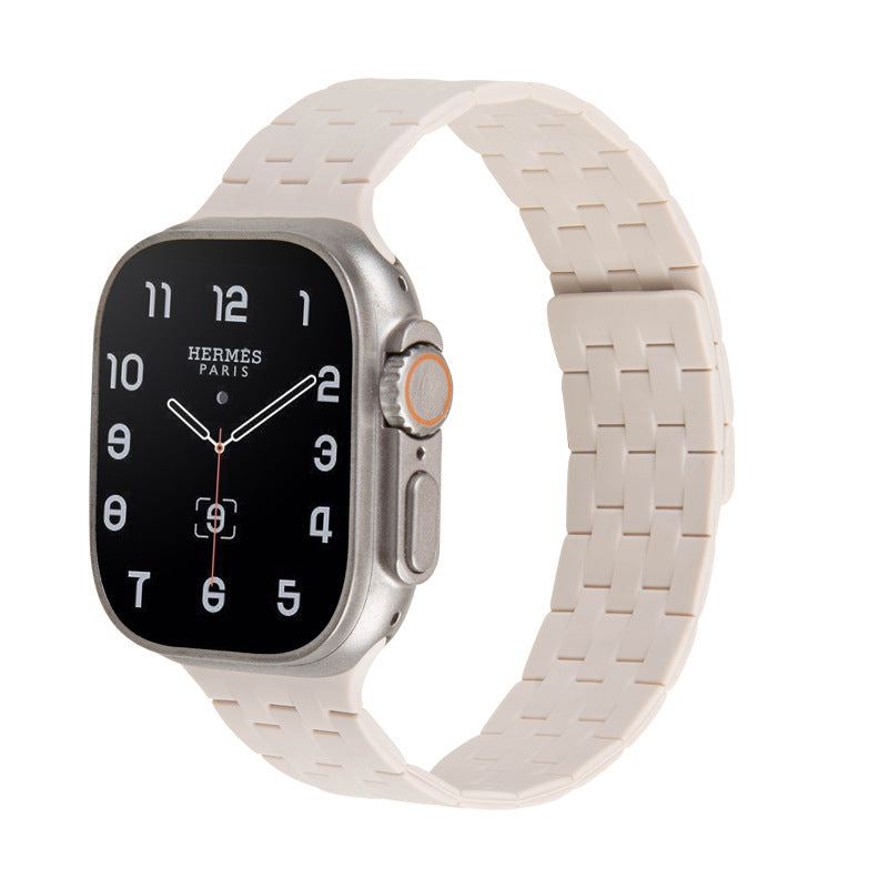 "Braided Design" Liquid Silicone Magnetic Band for Apple Watch