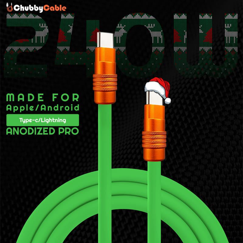 "Chubby Christmas" Christmas Special Fast Charge Cable