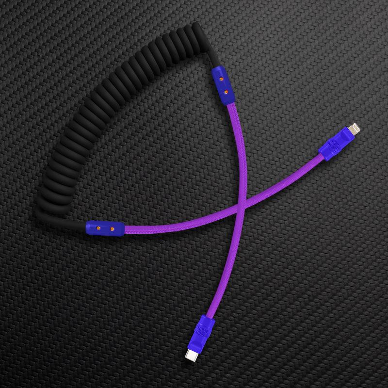 "Chubby Mood" Silicone Braided Fast Charging Cable #831