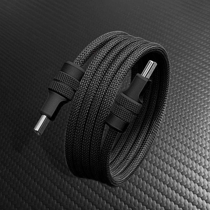 ChubbyCable MagSnap Classic- Magnetic 240W Easy-Pack Charge Cable