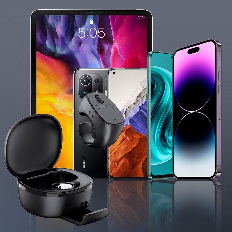 ChubbyClick Wireless Scroll Ring 2.0 – Bluetooth Remote for Youtube,TikTok & Kindle App