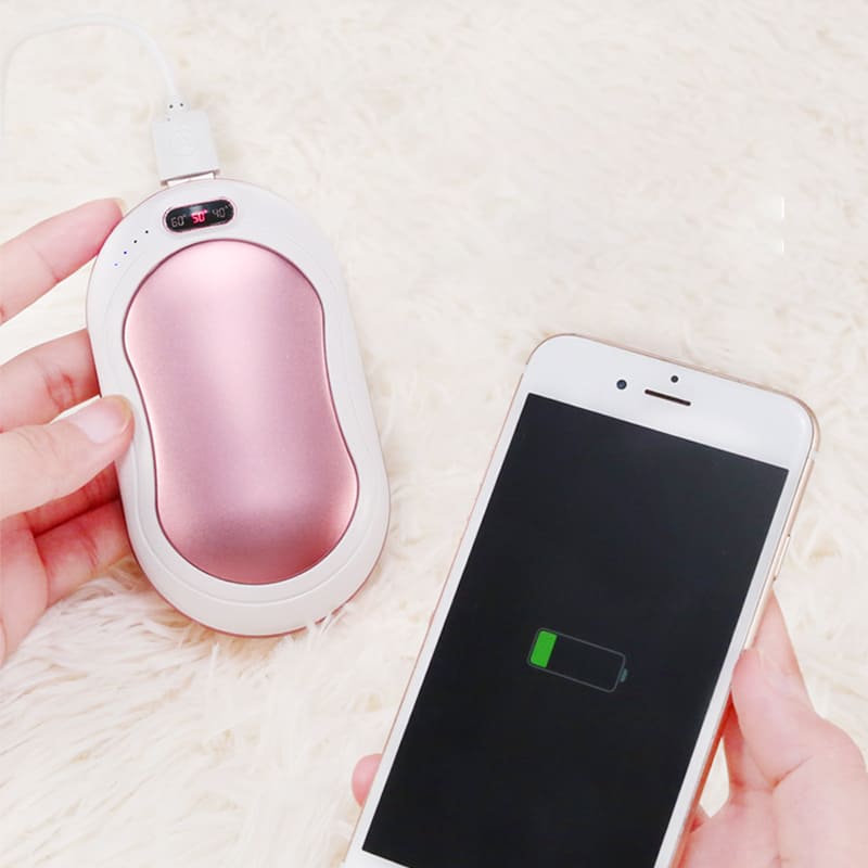ChubbyGear WarmPro - 2-in-1 10000mAh Hand Warmer & Power Bank with Digital Display