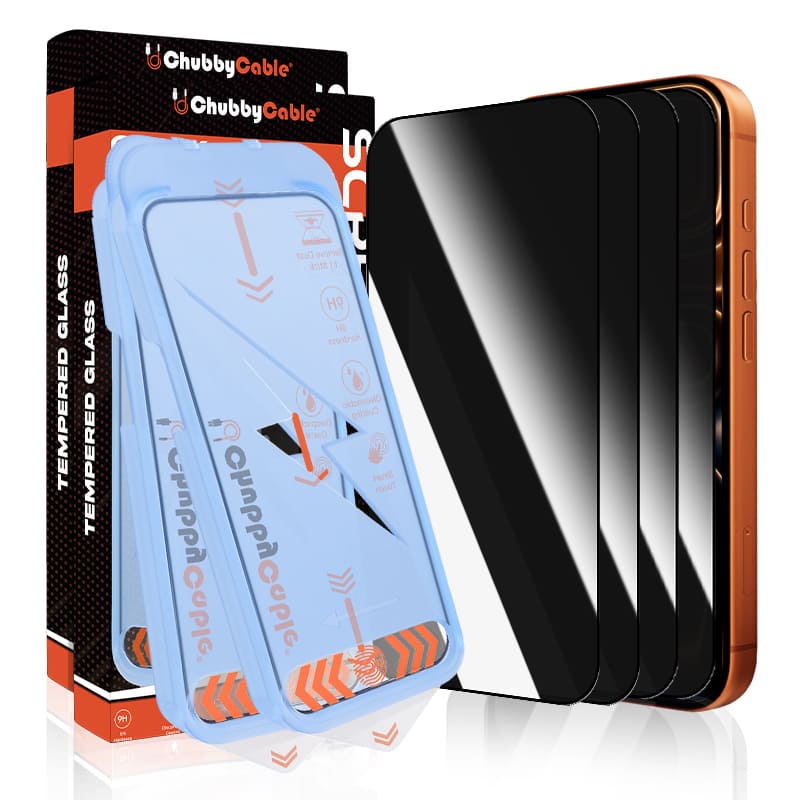 ChubbyShield Ultra - Privacy Screen Protector with Ultra-easy Install Box