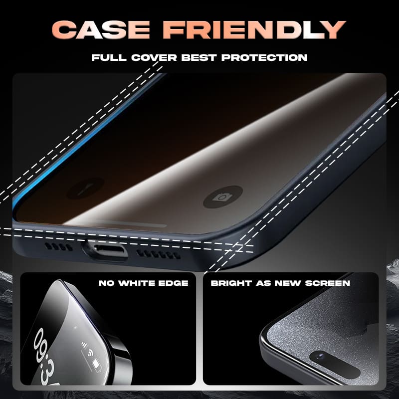 Chubbycable SpyBlocker - Military-Grade Privacy Screen with Magic Installer & Self-Cleaning Adhesive