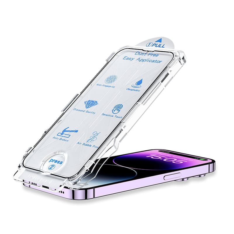 Chubbycable Spyblocker - HD and Privacy Screen Protector with Magic Mounting Case
