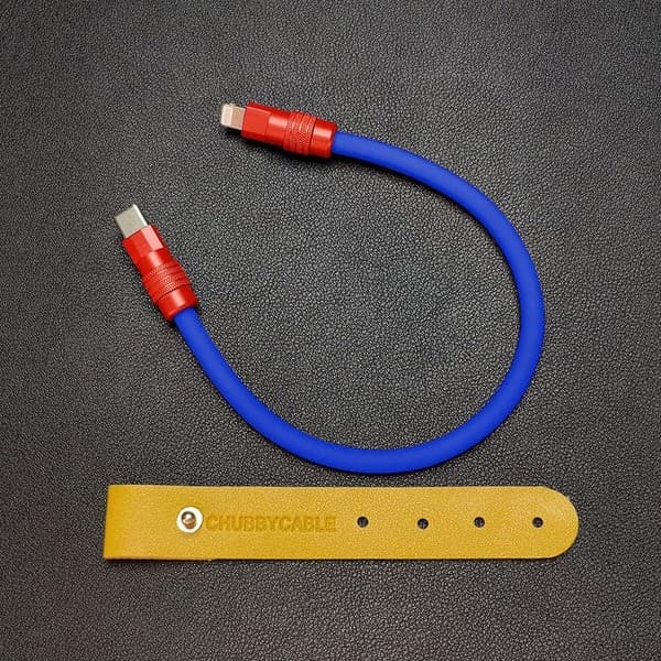 "Color Block Chubby" Power Bank Friendly Cable