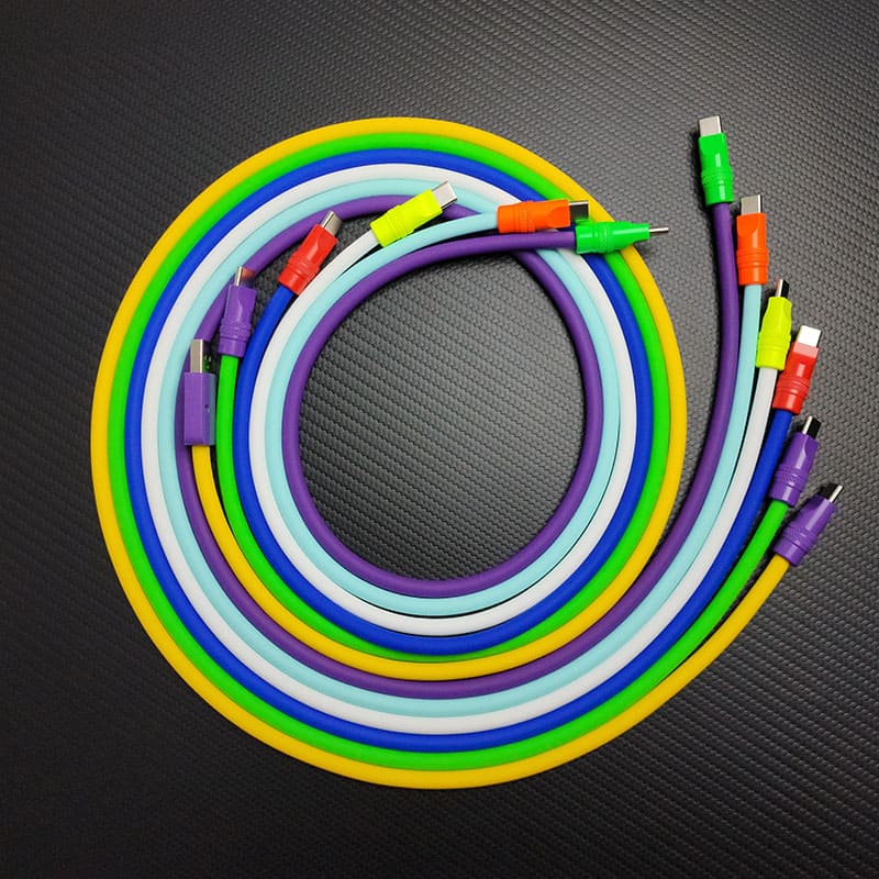 "ColorBlock Chubby" 240W Painted Fast Charging Cable