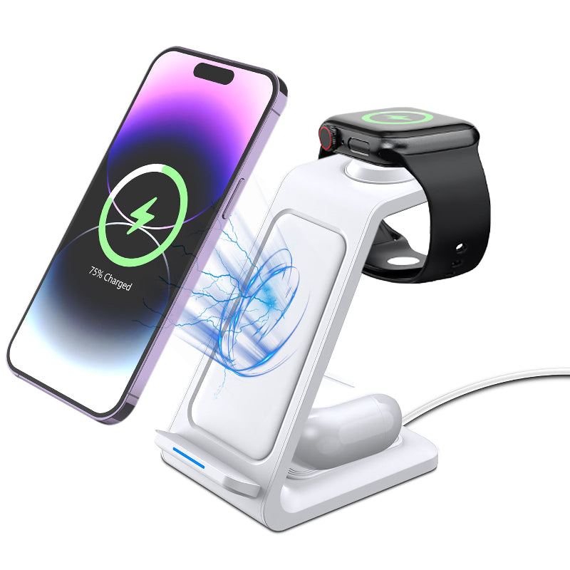 "Cyber" MagSafe Magnetic 3-In-1 Wireless Charger
