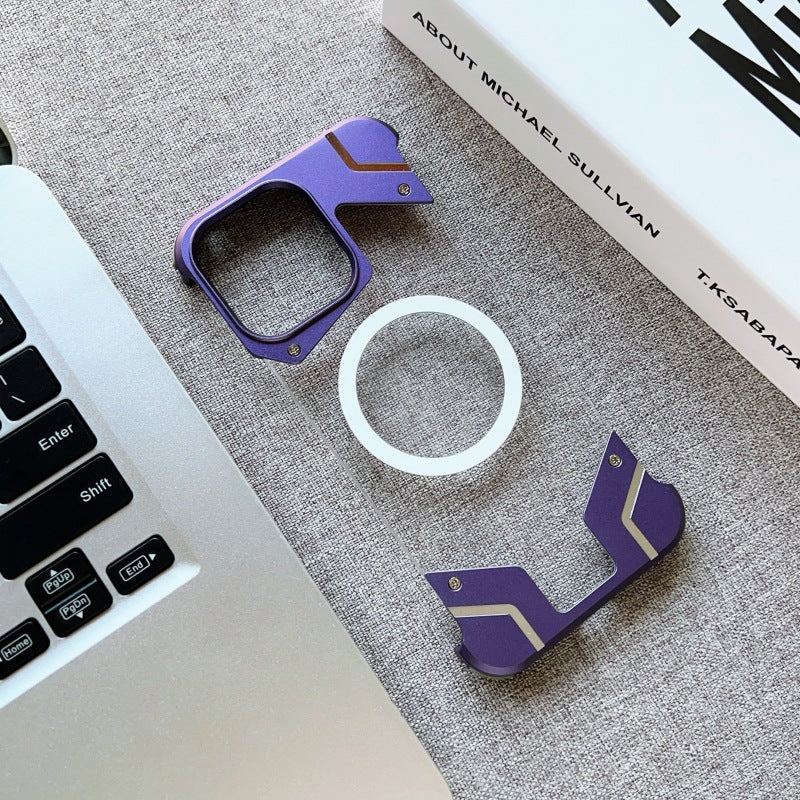 Frameless Metal Magnetic Phone Case For iPhone