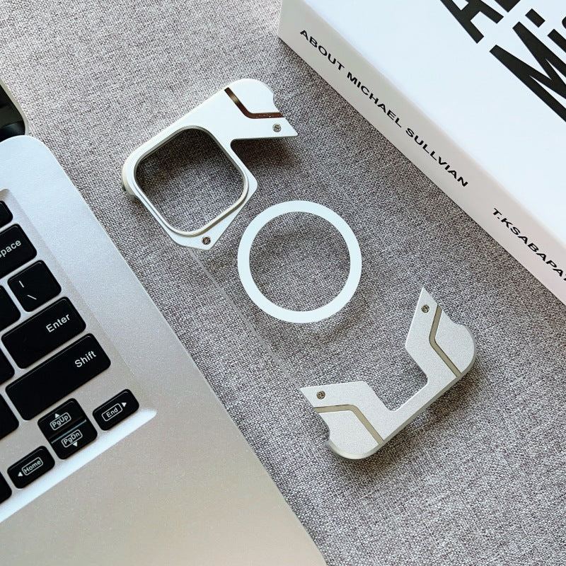 Frameless Metal Magnetic Phone Case For iPhone