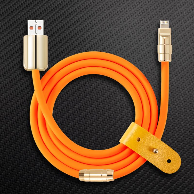 "Golden Chubby" Custom Gilded Fast Charge Cable