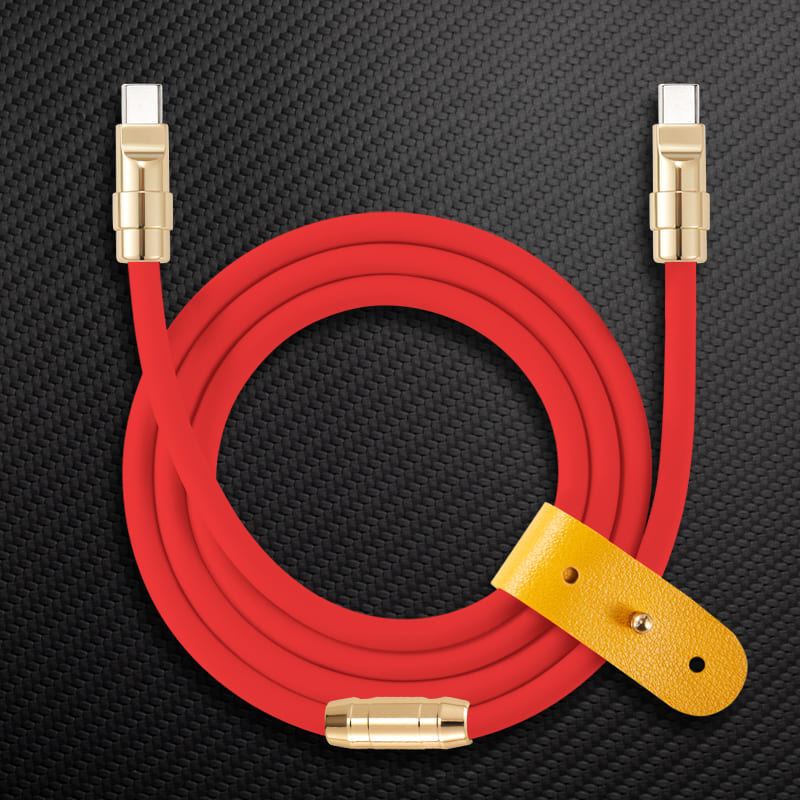 "Golden Chubby" Custom Gilded Fast Charge Cable