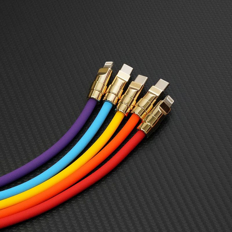 "Golden Chubby" Custom Gilded Fast Charge Cable