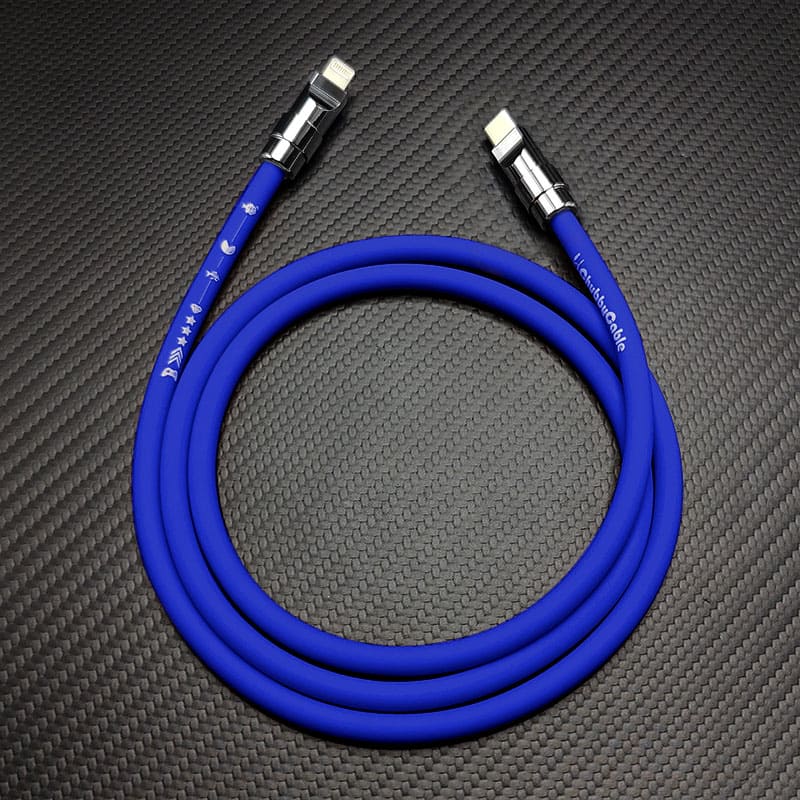 MaxPower Charging Cable - Mirrored Head & Custom Designs