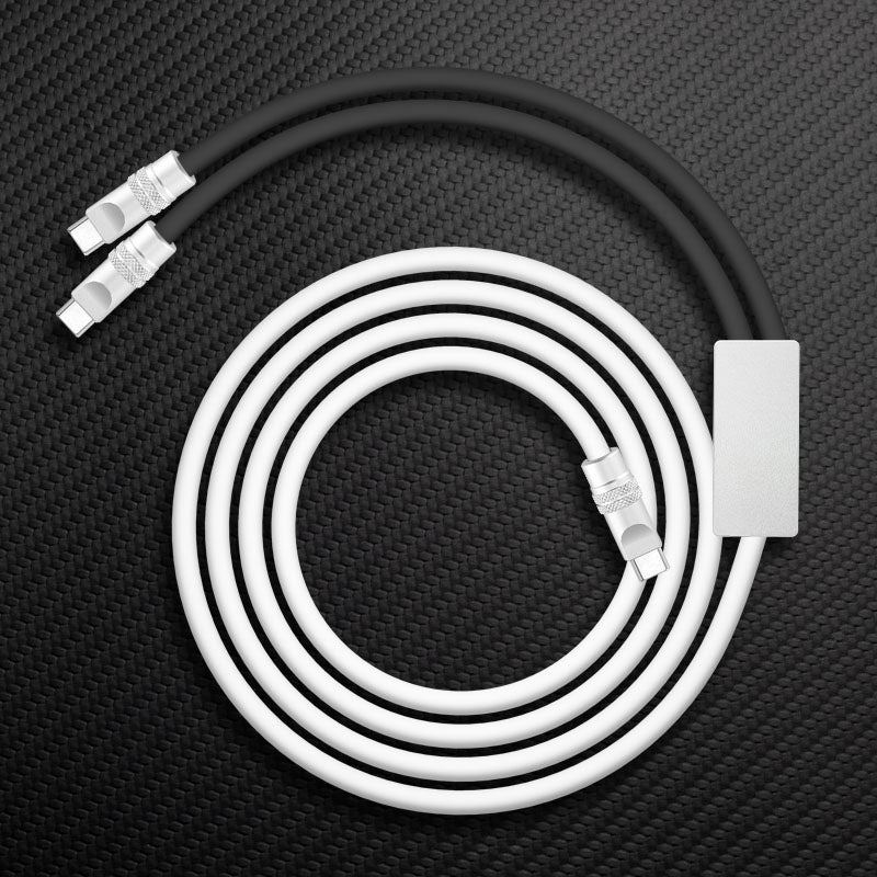 "Multi Chubby" 2 IN 1 100W Charge Cable