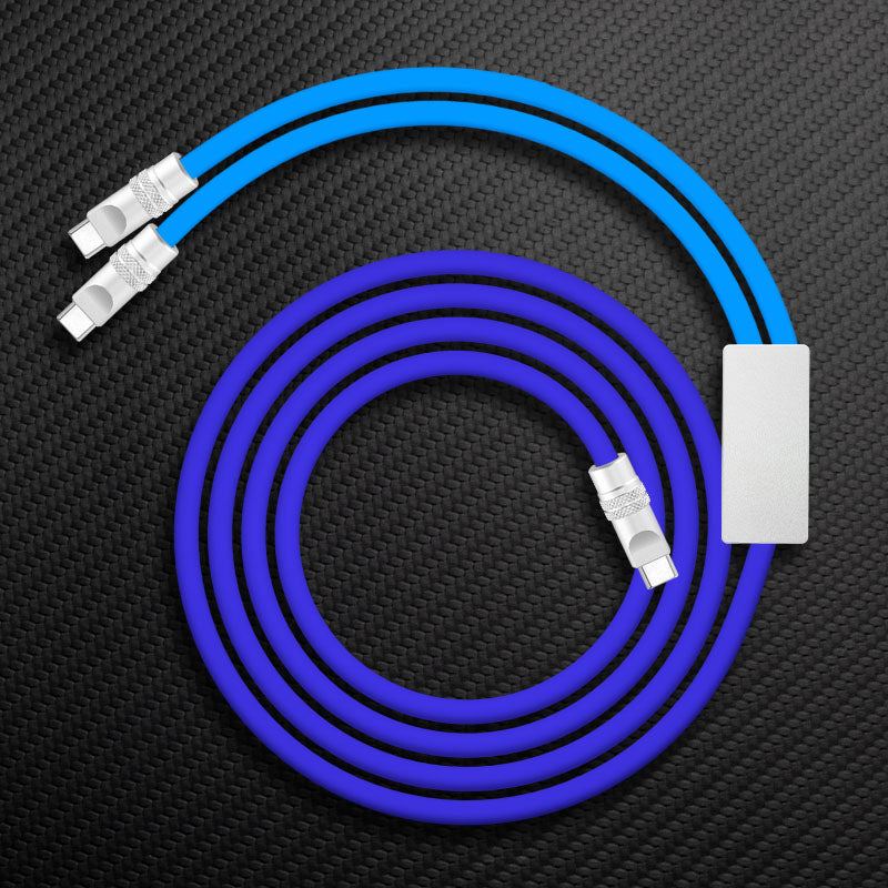 "Multi Chubby" 2 IN 1 100W Charge Cable