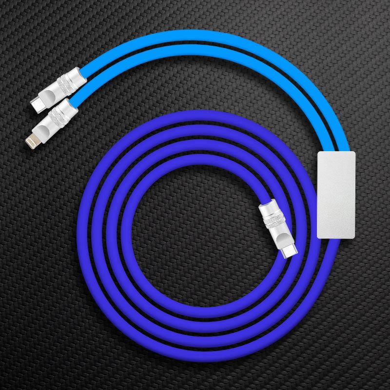 "Multi Chubby" 2 IN 1 100W Charge Cable