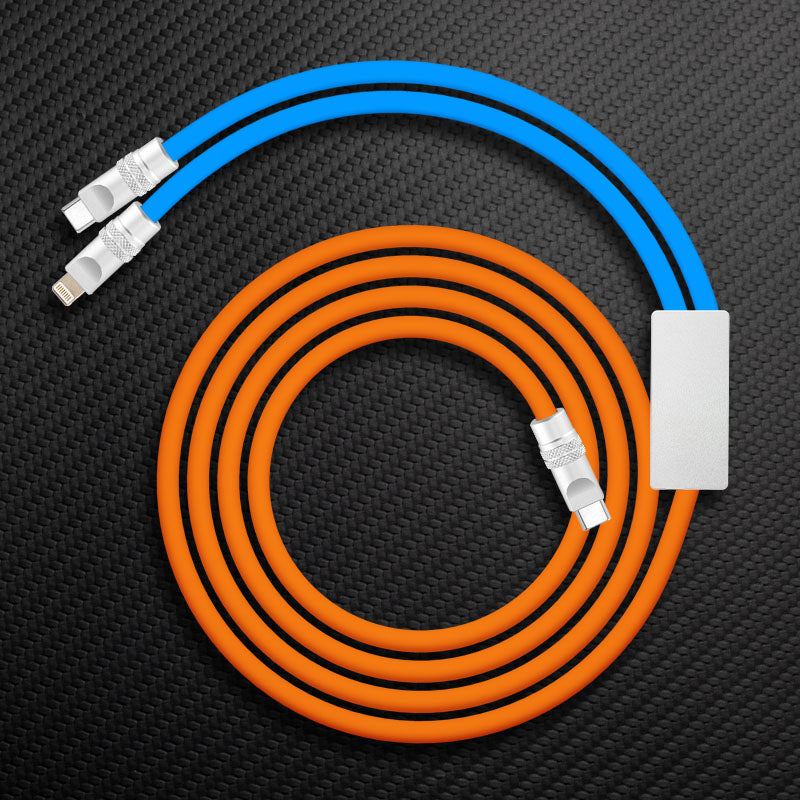 "Multi Chubby" 2 IN 1 100W Charge Cable