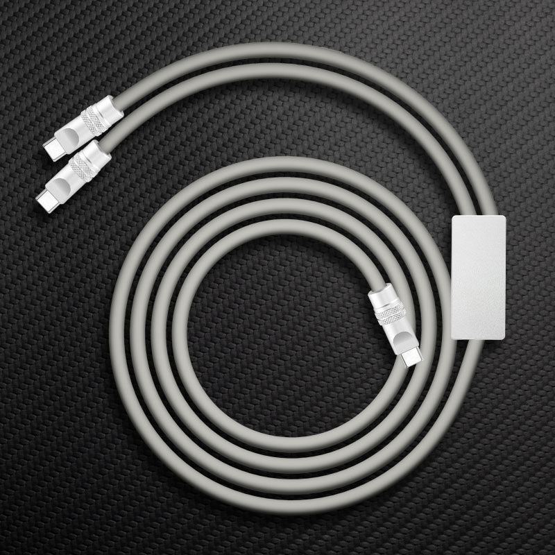"Multi Chubby" 2 IN 1 100W Charge Cable