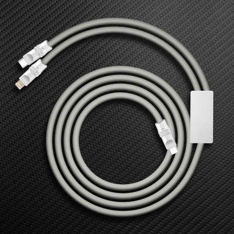 "Multi Chubby" 2 IN 1 100W Charge Cable