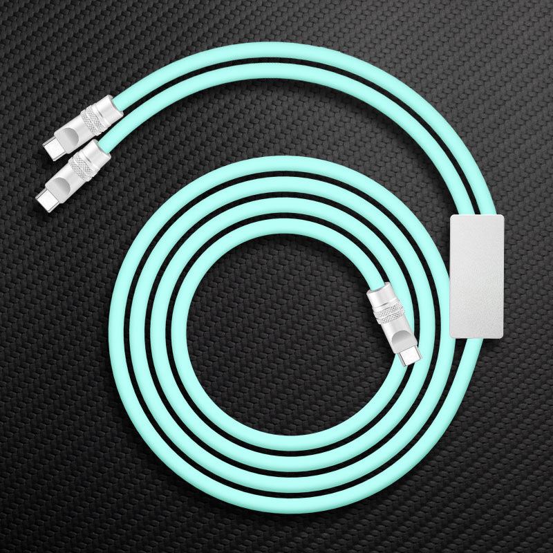 "Multi Chubby" 2 IN 1 100W Charge Cable