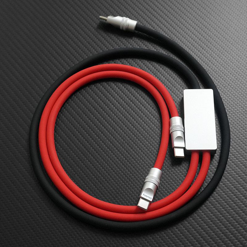 "Multi Chubby" 2 IN 1 100W Charge Cable