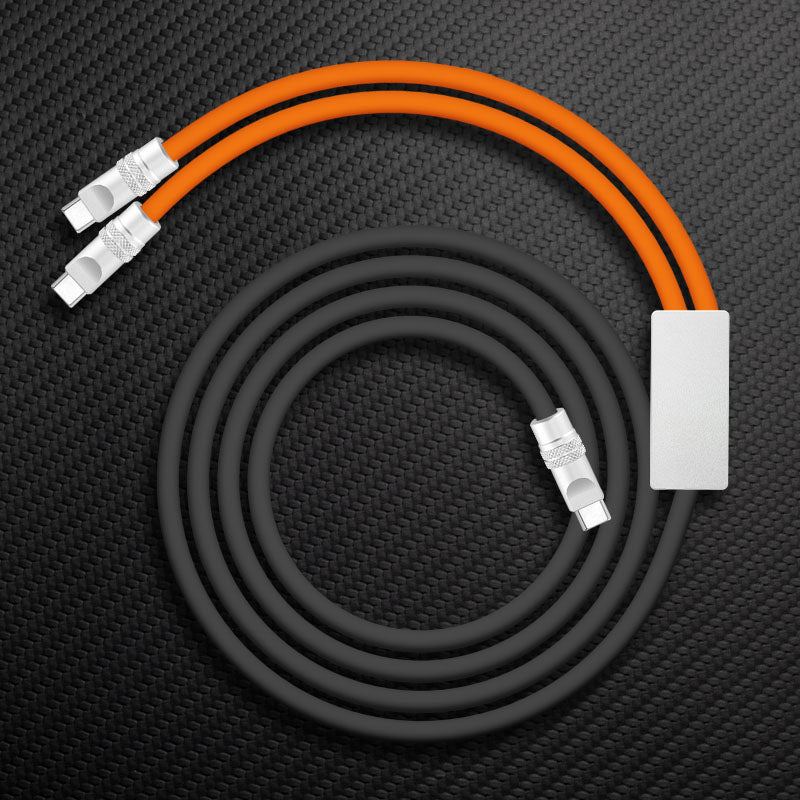 "Multi Chubby" 2 IN 1 100W Charge Cable