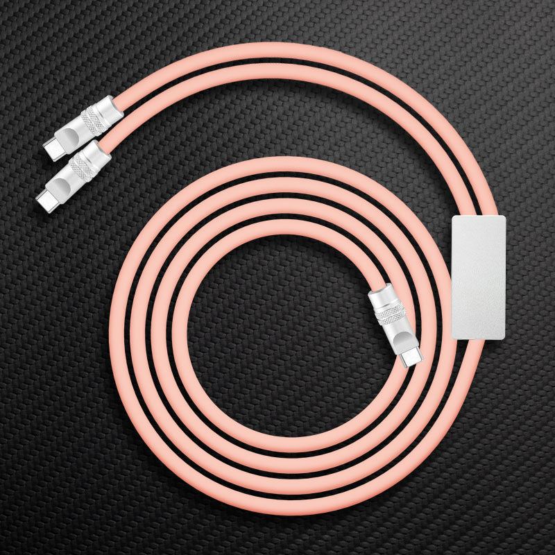 "Multi Chubby" 2 IN 1 100W Charge Cable