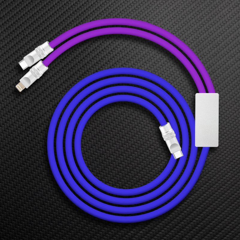 "Multi Chubby" 2 IN 1 100W Charge Cable
