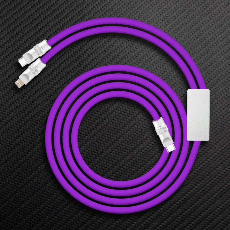 "Multi Chubby" 2 IN 1 100W Charge Cable