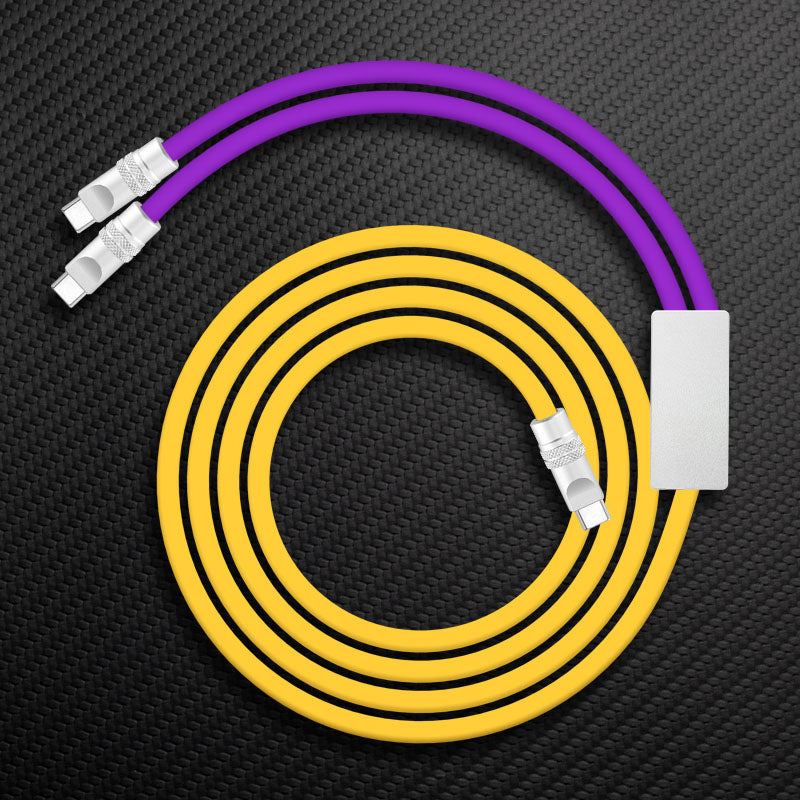 "Multi Chubby" 2 IN 1 100W Charge Cable