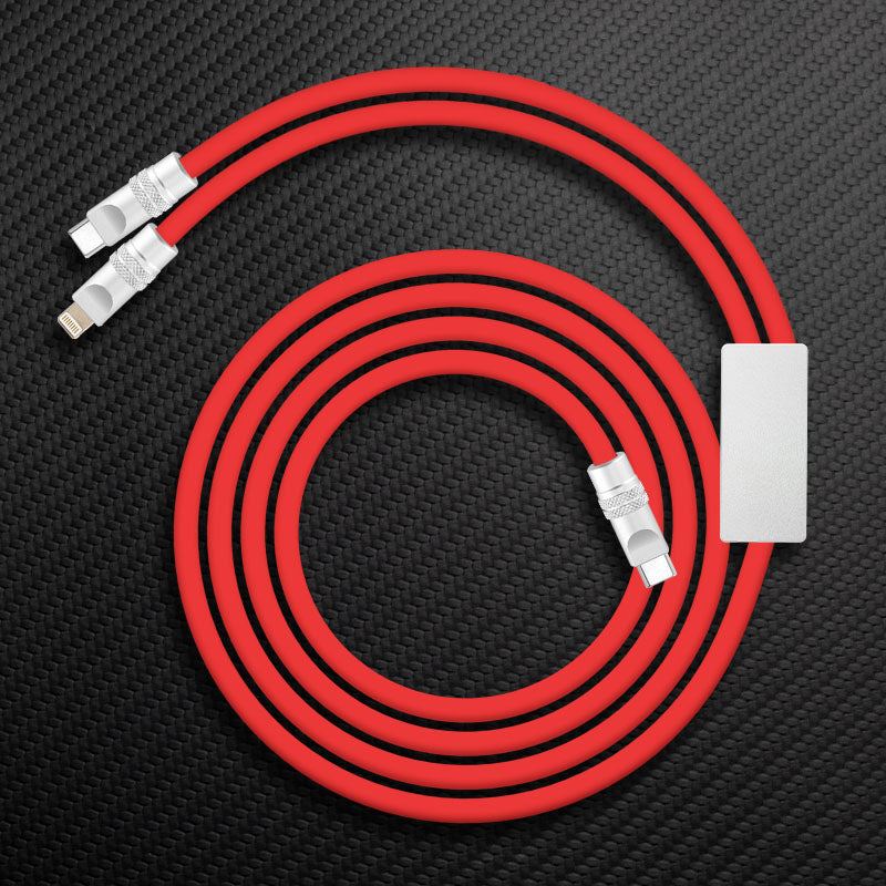 "Multi Chubby" 2 IN 1 100W Charge Cable