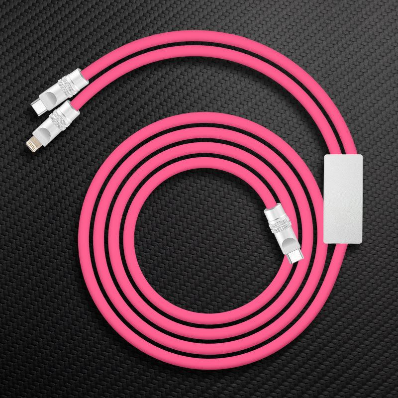 "Multi Chubby" 2 IN 1 100W Charge Cable