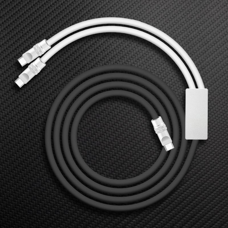 "Multi Chubby" 2 IN 1 100W Charge Cable