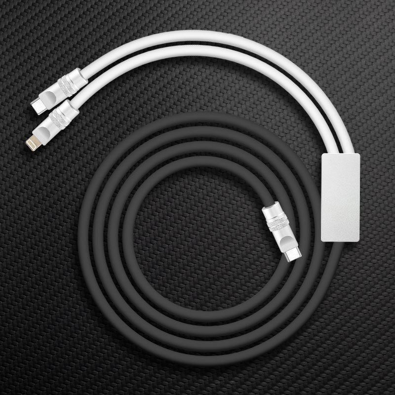 "Multi Chubby" 2 IN 1 100W Charge Cable