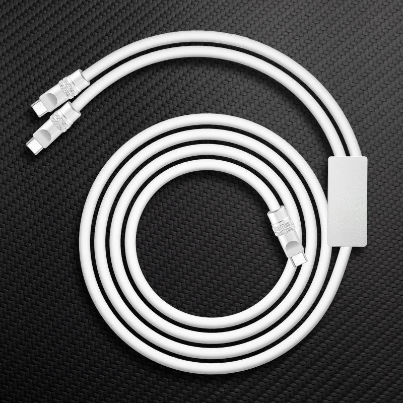 "Multi Chubby" 2 IN 1 100W Charge Cable