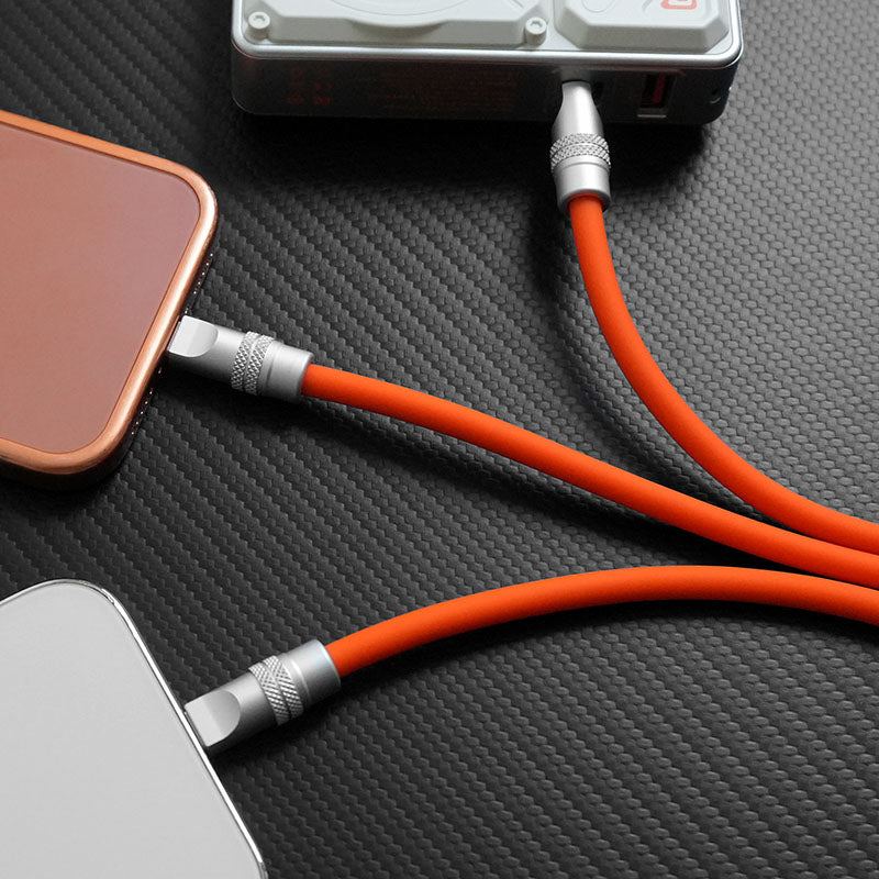 "Multi Chubby" 2 IN 1 100W Charge Cable