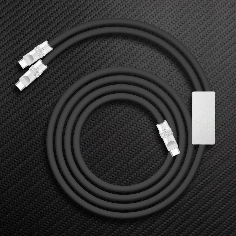 "Multi Chubby" 2 IN 1 100W Charge Cable