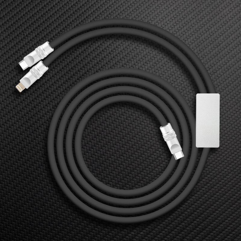 "Multi Chubby" 2 IN 1 100W Charge Cable