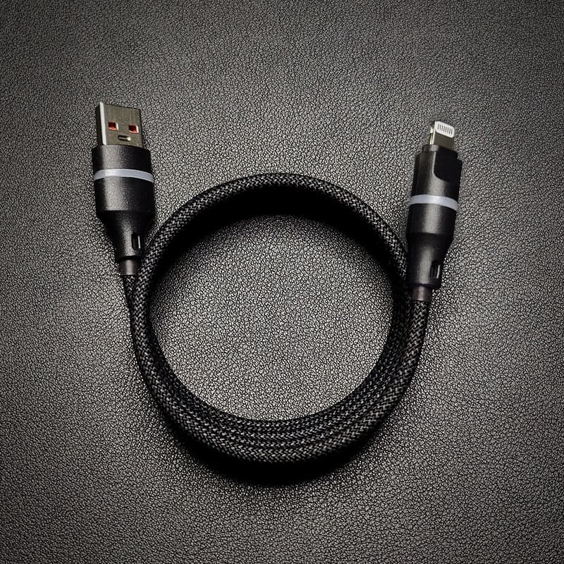 "Neon Chubby MagSnap" Magnetic Retractable Fast Charging Cable