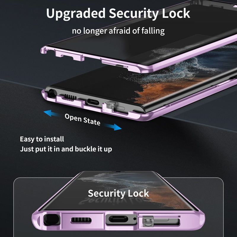 Samsung Magnetic Privacy Case with Anti-Glare Screen