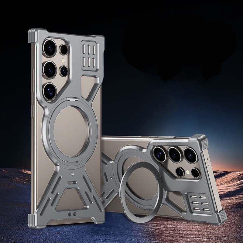 Samsung Metal Armor Magnetic Rotating Stand Case