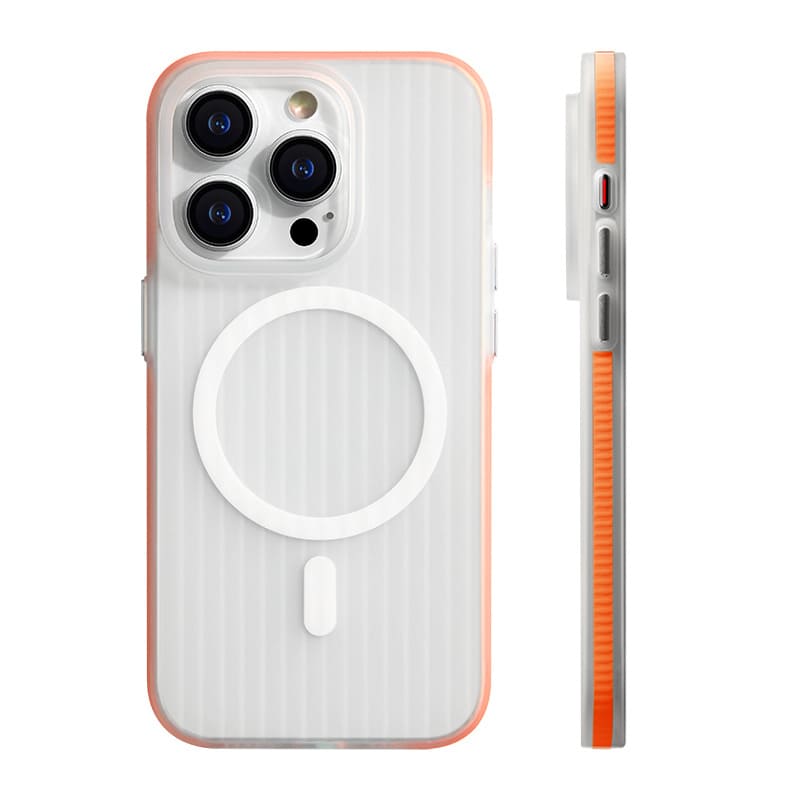 Silky Stripe Grip MagSafe iPhone Case