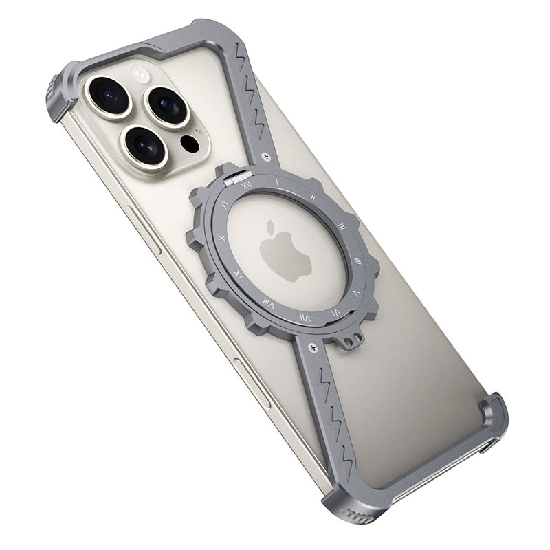 Z-Shaped Metal Heat Dissipation Magnetic Bracket Mobile Phone Case