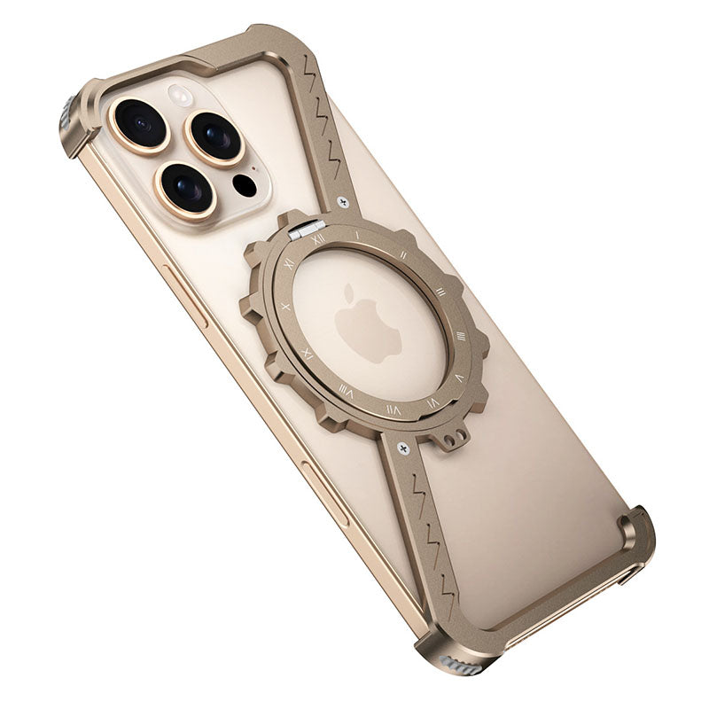 Z-Shaped Metal Heat Dissipation Magnetic Bracket Mobile Phone Case