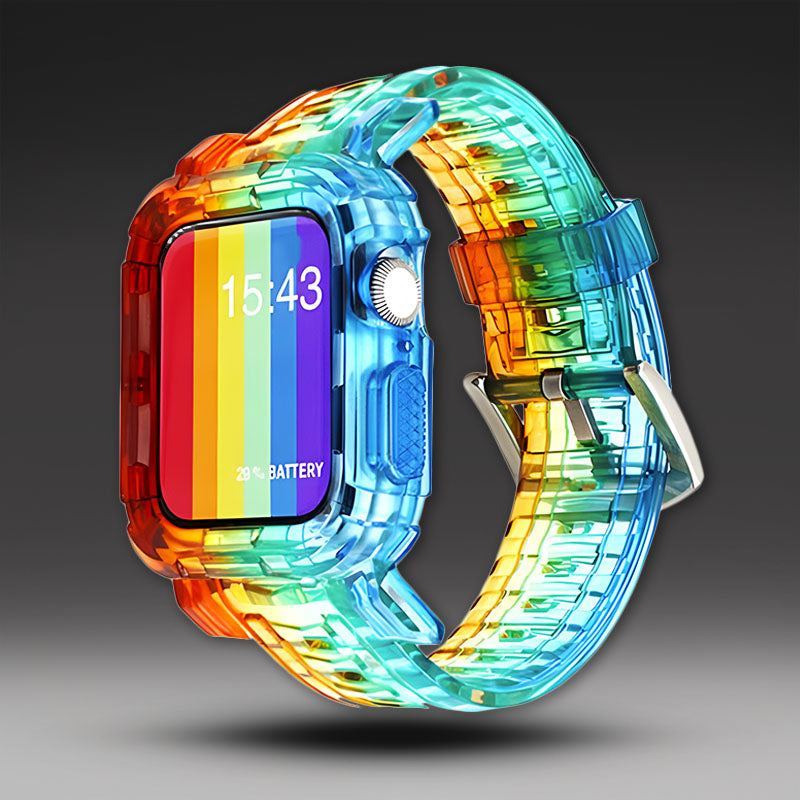 "Crystal iWatch Strap" Gradient Colorful Watch Band For Apple Watch