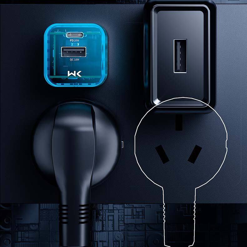 "See Through Me" PD 20W Fast Charging Charger